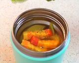 新玉ねぎカレースープとチーズおにぎり作り方5写真