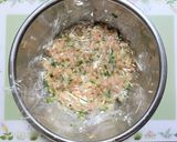 今夜の夕飯！キャベツ椎茸豚肉焼き餃子中華作り方6写真