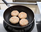 ヘルシー和風ハンバーグ作り方5写真