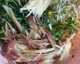 たっぷり薬味でサッパリめんつゆ豚しゃぶ作り方1写真