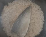 炊飯器で超簡単☆卵炒飯☆冷凍鯖は解凍不要作り方3写真
