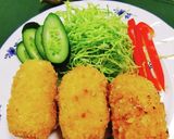 卵牛乳アレルギー☆孫のクリームコロッケ作り方13写真