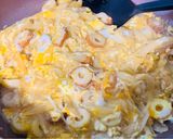朝食にも簡単！とろけるたまごとちくわ丼作り方6写真