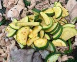 豚小間肉とズッキーニのバターチーズ炒め作り方6写真