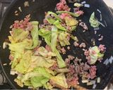 キャップさんのオラオラ挽肉味噌チャーハン作り方2写真
