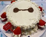 クリスマスケーキ⭐︎ベイマックス作り方3写真