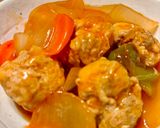 豚こまで肉団子☆揚げない酢豚作り方11写真
