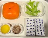 柿とクリームチーズのミニサラダ🥗作り方1写真