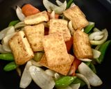 厚揚げと春野菜のミートボールあん炒め作り方10写真