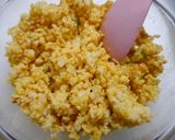 レンジで簡単！チャーハン　鮭にんにく辣油作り方2写真