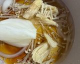 旨味抱き込む!鶏ひき肉のふんわり親子丼作り方2写真