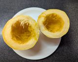 【覚書】電子レンジで金糸瓜の下ごしらえ作り方3写真
