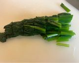 ほうれん草、蒟蒻、油揚げの煮物作り方1写真