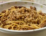 納豆とさばみそ缶のパスタ作り方5写真