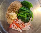 はまる美味しさ！ほうれん草白だしごまマヨ作り方2写真