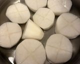 大根手羽元生姜のおでん⭐︎鶏と昆布の旨みたっぷり作り方1写真
