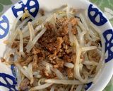 豚そぼろの肉もやし作り方3写真