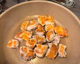 夏の夕飯☆茄子とピーマン鶏肉の味噌炒め作り方5写真