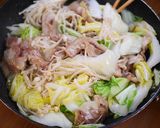 豚バラ白菜とえのきのバタポン炒め😋🍚作り方4写真