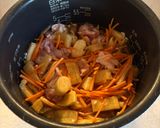 きのこと鶏肉の炊き込みご飯　ホタテ風？作り方8写真