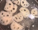 小松菜レンコン茗荷の味噌汁作り方3写真