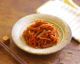 レンジで★にんじんとさつま揚げの甘醤油きんぴら作り方5写真