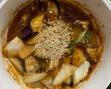 根菜茄子白菜ウスター棒棒鶏味温野菜サラダ作り方21写真