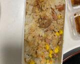 レンジ簡単梅パスタ味オムライス弁当作り方8写真