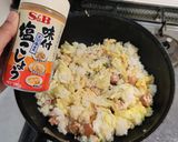 非常食のお米を使ったチャーハン作り方7写真