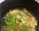 つくねバーグ余りタネ中華スープ作り方4写真
