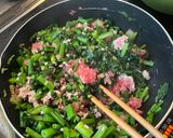 ほうれん草とマグロの塩昆布炒め作り方3写真