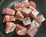 豚の角煮。大根も一緒に。作り方2写真