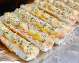 副菜お弁当に。ちくわのたらこマヨコーンチーズ焼き作り方8写真