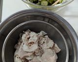 豚しゃぶ若芽のにんにくだれ作り方3写真
