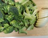 豚バラとブロッコリーのにんにく醤油炒め作り方1写真
