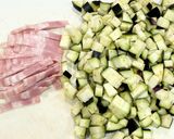 ナス変身！なすとベーコンの旨チーズチヂミ作り方1写真