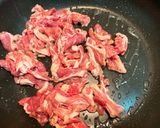 ラム肉と青梗菜のオイスターソース炒め作り方6写真