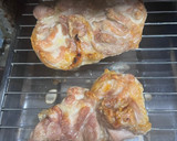 ダイエット♡鶏もも肉の塩焼きと小松菜添え作り方2写真