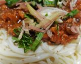 薬味たっぷりジャージャーうどん作り方6写真