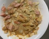 お一人様野菜たっぷりビビンバウインナー丼作り方4写真