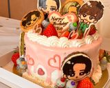 苺たっぷり🍓スノチルのバースデーケーキ作り方12写真