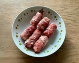 紅白肉巻き作り方4写真
