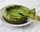 抹茶ベイクドチーズケーキ作り方8写真