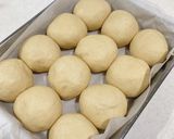 ブランパンミックス で ミルクちぎりパン作り方3写真