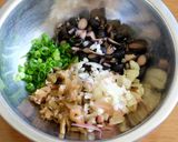 〈くらし薬膳〉黒豆とザーサイの冷や奴作り方1写真