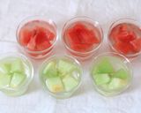 🍈夏にぴったり🍉冷んやりフルーツゼリー作り方5写真