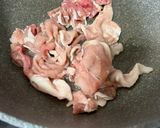 豚肉とお麩の卵とじ丼✴︎節約メシ作り方1写真
