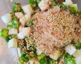 超簡単🌟オクラと長芋の梅ポン酢和え作り方6写真