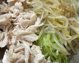 鶏ささみとキュウリともやしのあえもの作り方7写真