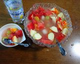 七夕にも☆星型のフルーツポンチ☺⛄☕作り方17写真